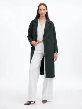 Madewell The Alonzo Coat • size small • NS392 • green